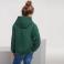 Sudadera con capucha niño R-575b-0. Color verde botella.