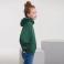 Sudadera con capucha niño R-575b-0. Color verde botella.