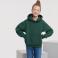 Sudadera con capucha niño R-575b-0. Color verde botella.