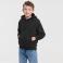 Sudadera con capucha niño R-575b-0. Color negro.