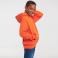 Sudadera con capucha niño R-575b-0. Color naranja.