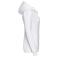 Sudadera con capucha y cremallera mujer R-266f-0. Color blanco.