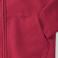 Sudadera con capucha y cremallera mujer R-266f-0. Color rojo clásico.