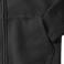 Sudadera con capucha y cremallera mujer R-266f-0. Color negro.