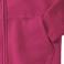Sudadera con capucha y cremallera mujer R-266f-0. Color rosa.