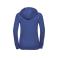 Sudadera con capucha y cremallera mujer R-266f-0. Color royal brillante.
