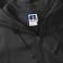 Sudadera con capucha y cremallera mujer R-266f-0. Color negro.