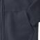 Sudadera con capucha y cremallera mujer R-266f-0. Color marino.
