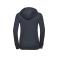 Sudadera con capucha y cremallera mujer R-266f-0. Color marino.