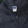 Sudadera con capucha y cremallera mujer R-266f-0. Color marino.
