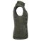 Chaleco acolchado mujer R-441F-0 Nano. Color dark olive.