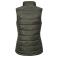 Chaleco acolchado mujer R-441F-0 Nano. Color dark olive.