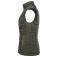 Chaleco acolchado mujer R-441F-0 Nano. Color dark olive.
