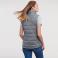 Chaleco acolchado mujer R-441F-0 Nano. Color iron grey.