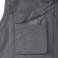 Chaleco de trabajo acolchado hombre R-014m-0. Color gris medio.