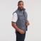 Chaleco de trabajo acolchado hombre R-014m-0. Color gris medio.