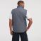Chaleco de trabajo acolchado hombre R-014m-0. Color gris medio.