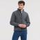 Chaqueta softshell hombre R-140m-0. Color gris titanium.