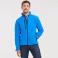 Chaqueta softshell hombre R-140m-0. Color azul azzure.