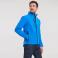 Chaqueta softshell hombre R-140m-0. Color azul azzure.