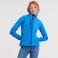Chaqueta softshell mujer R-140f-0. Color azul azzure.