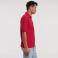 Polo básico hombre R-539m-0. Color rojo clásico.