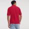 Polo básico hombre R-539m-0. Color rojo clásico.