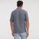 Polo básico hombre R-539m-0. Color gris medio.
