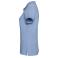 Polo básico mujer R-566F-0 Strech. Color azul cielo.