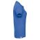 Polo básico mujer R-566F-0 Strech. Color azul azzure.