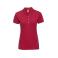 Polo básico mujer R-566F-0 Strech. Color rojo clásico.