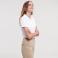 Polo básico mujer R-566F-0 Strech. Color blanco.