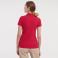 Polo básico mujer R-566F-0 Strech. Color rojo clásico.