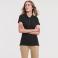 Polo básico mujer R-566F-0 Strech. Color negro.