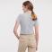 Polo básico mujer R-566F-0 Strech. Color light oxford.
