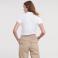 Polo básico mujer R-566F-0 Strech. Color blanco.