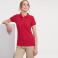 Polo básico mujer R-566F-0 Strech. Color rojo clásico.