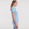 Polo básico mujer R-566F-0 Strech. Color azul cielo.