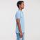 Polo básico hombre R-566M-0 Strech. Color azul cielo.