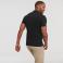 Polo básico hombre R-566M-0 Strech. Color negro.