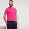 Polo básico hombre R-566M-0 Strech. Color rosa.