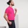 Polo básico hombre R-566M-0 Strech. Color rosa.