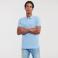 Polo básico hombre R-566M-0 Strech. Color azul cielo.