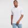 Polo talla grande hombre R-599M-0 Hard. Color blanco.