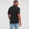 Polo talla grande hombre R-599M-0 Hard. Color negro.