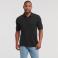 Polo talla grande hombre R-599M-0 Hard. Color negro.