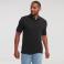 Polo talla grande hombre R-599M-0 Hard. Color negro.