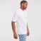 Polo talla grande hombre R-599M-0 Hard. Color blanco.