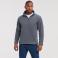Polar media cremallera hombre R-874m-0. Color gris medio.
