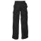Pantalón de trabajo hombre R-015m-0. Color negro.